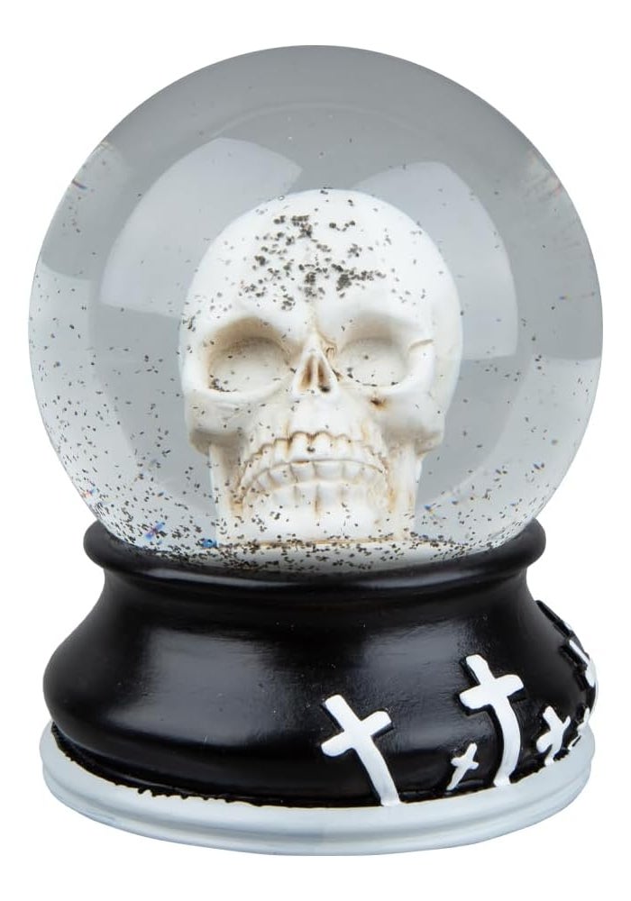 Daiso Halloween Snow Globe Skull - Image 1